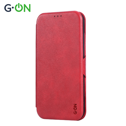 Книжка G-ON Leather Series Samsung A37 красная
