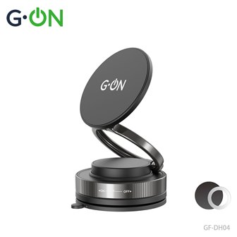 Автодержатель G-ON GF-DH04 магнитный вакуум. чёрный
