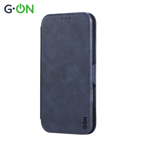 Книжка G-ON Leather Series Samsung A37 синяя