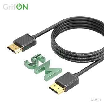 Кабель HDMI-HDMI GrifON GF-W01 4K 5м чёрный